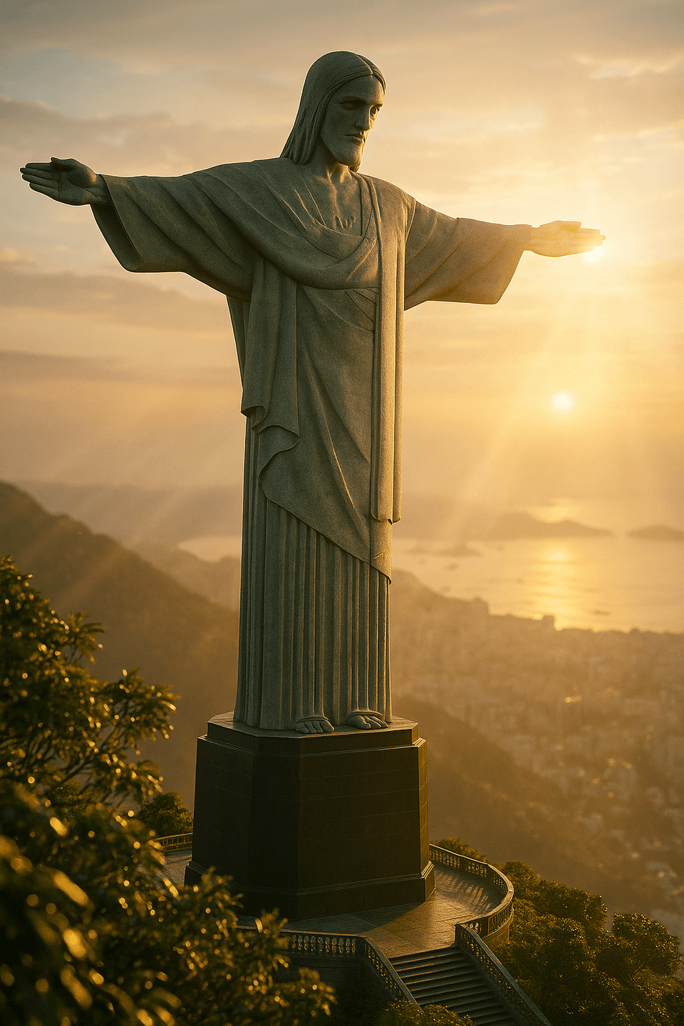 The Golden Reflection — Cristo Redentor audio guide stop