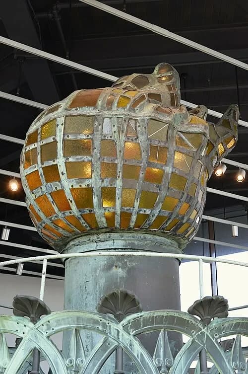 The Original 1886 Torch — Statue of Liberty audio guide stop