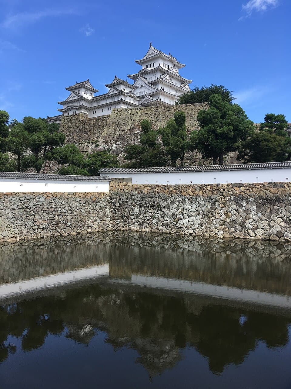 Sangoku-bori Moat — Himeji Castle audio guide stop