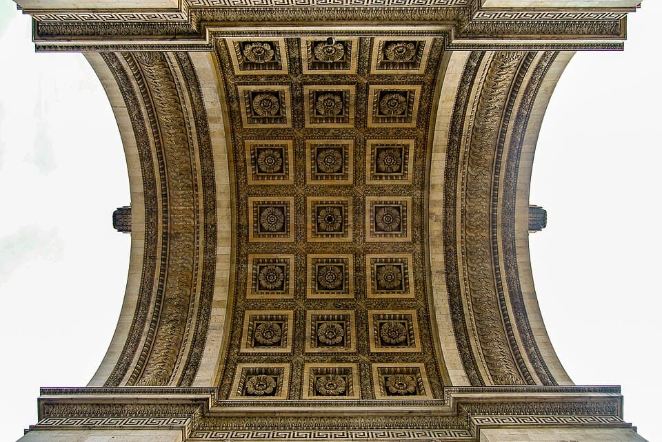 The Vaulted Ceiling — Arc de Triomphe de l'Étoile audio guide stop