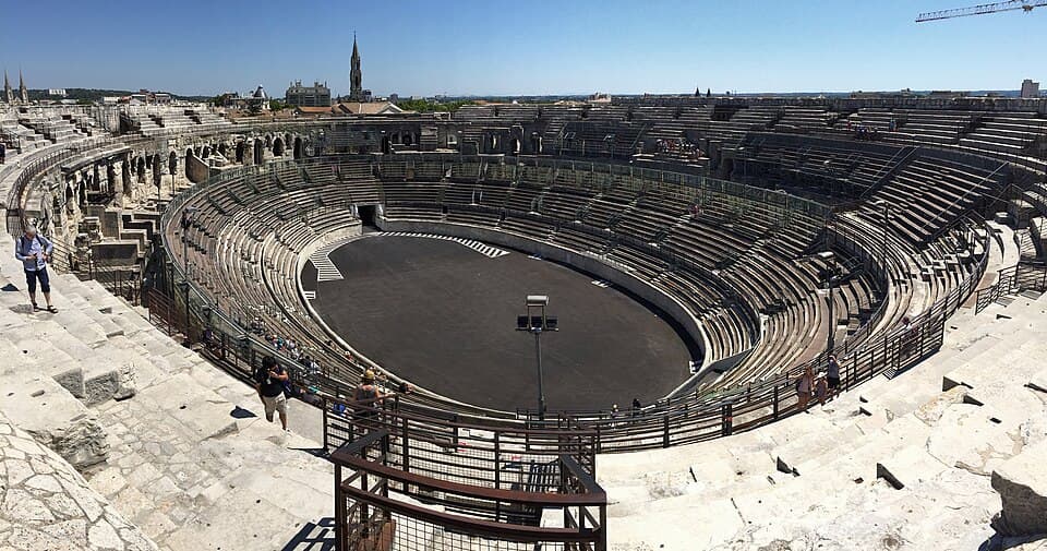 View from the Arena Floor — Amphitheater of Nîmes audio guide stop