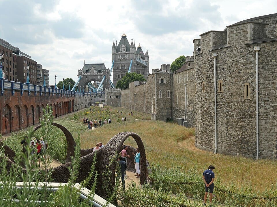 The Ditch — Tower of London audio guide stop