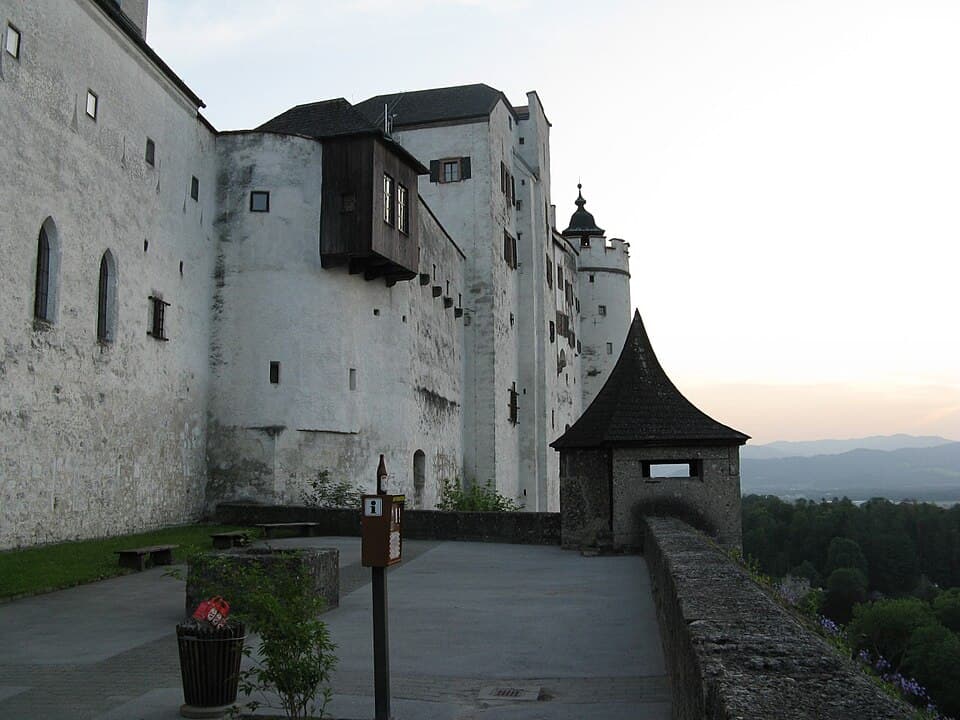 The Kuenburg Bastion Terrace — Festung Hohensalzburg audio guide stop