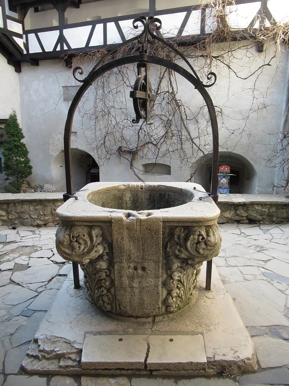 The Medieval Well — Bran Castle audio guide stop