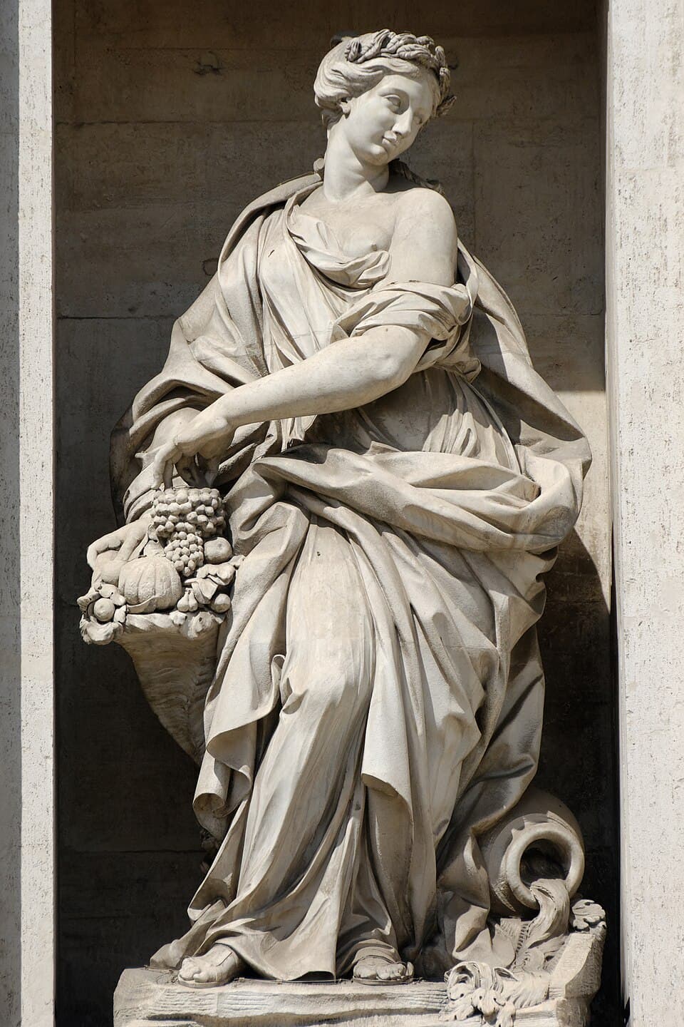 Statue of Abundance — Fontana di Trevi audio guide stop