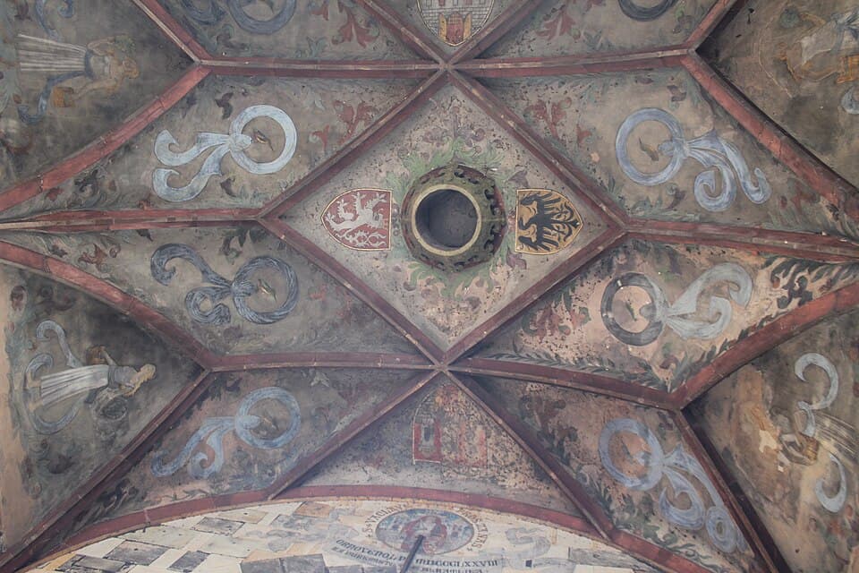 Tower Vaulted Ceiling — Charles Bridge audio guide stop