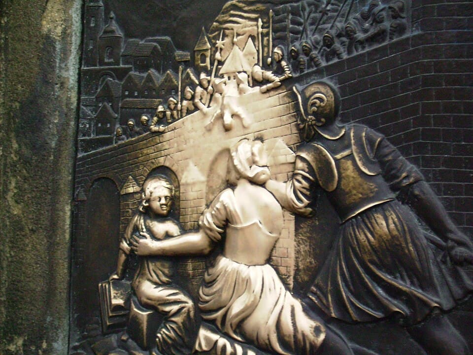 The Bronze Reliefs — Charles Bridge audio guide stop