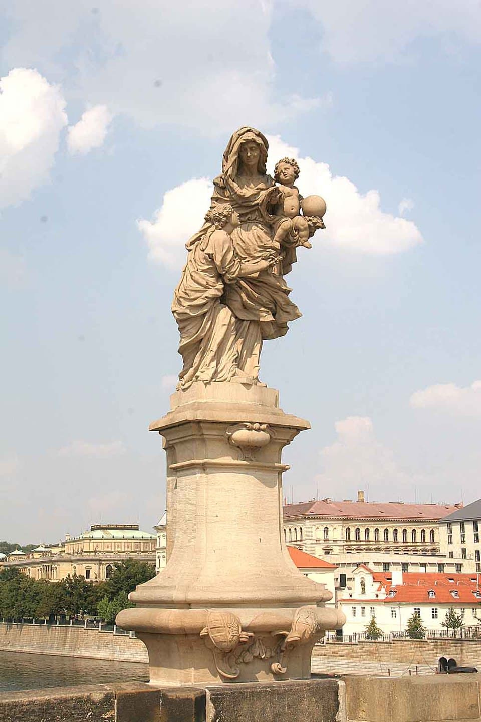 Statue of Saint Anne — Charles Bridge audio guide stop