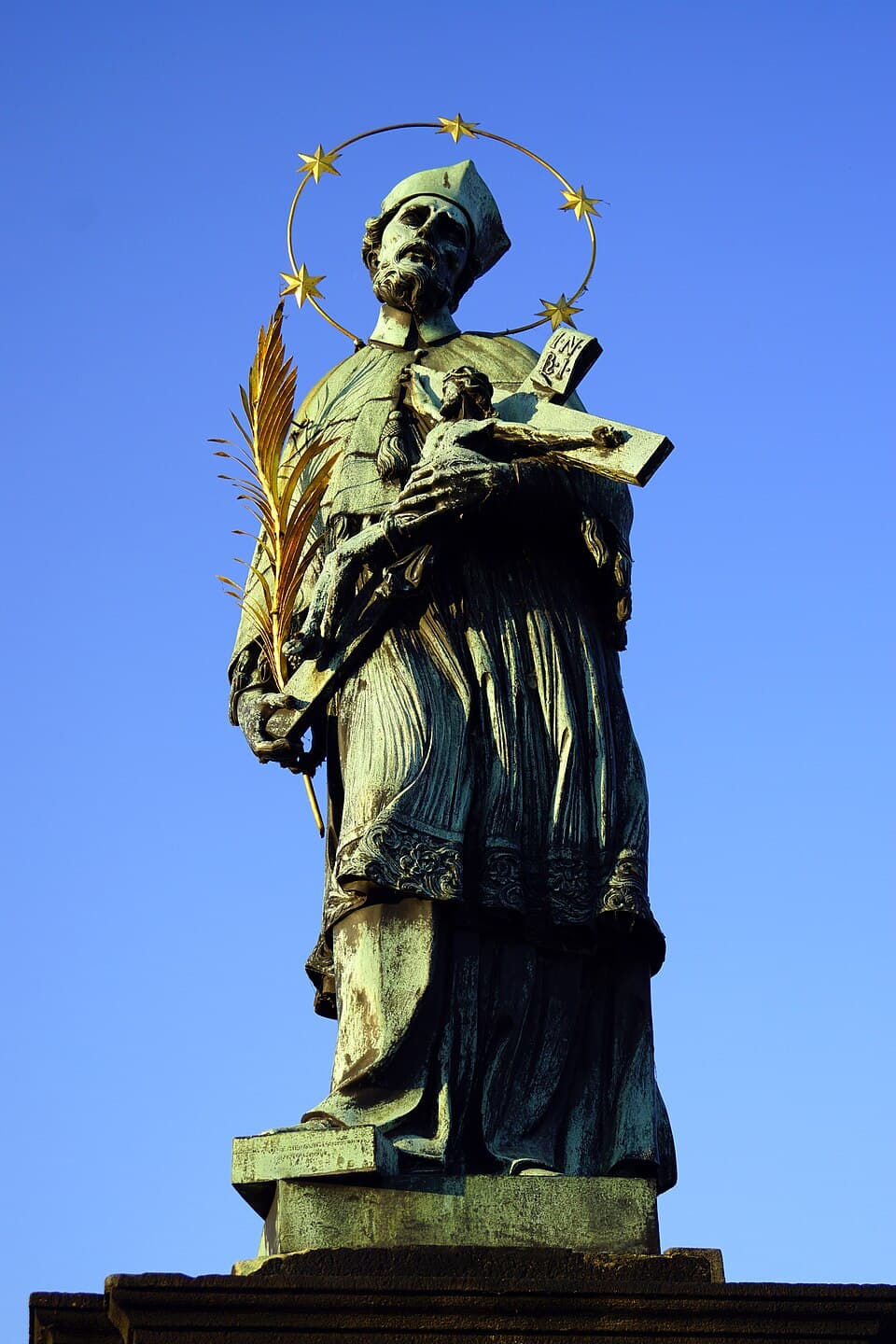 Statue of John of Nepomuk on Charles Bridge — Charles Bridge audio guide stop