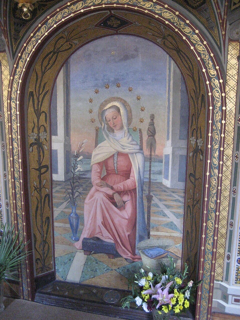 Mater Admirabilis Fresco — Scalinata di Trinità dei Monti audio guide stop