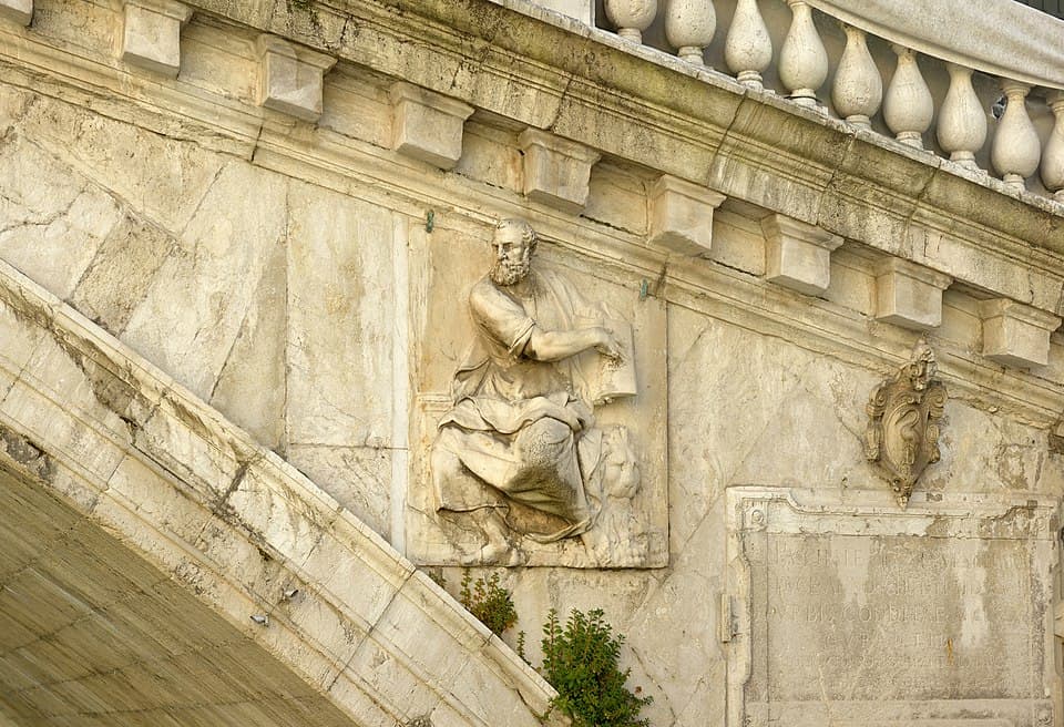 Relief of Saint Mark — Ponte di Rialto audio guide stop