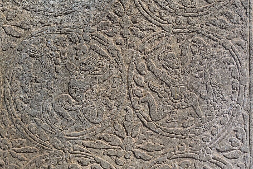 Celestial Medallion Carvings — Angkor Wat audio guide stop