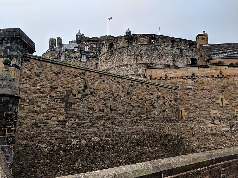 The Half Moon Wall — Edinburgh Castle audio guide stop