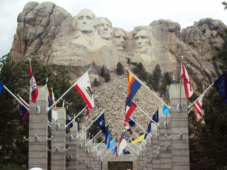 View Toward the Spires — Mount Rushmore audio guide stop