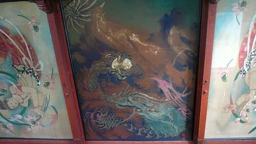 Dragon of the Clouds Ceiling Painting — 浅草寺 audio guide stop