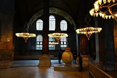 The Lustration Urns — Ayasofya audio guide stop