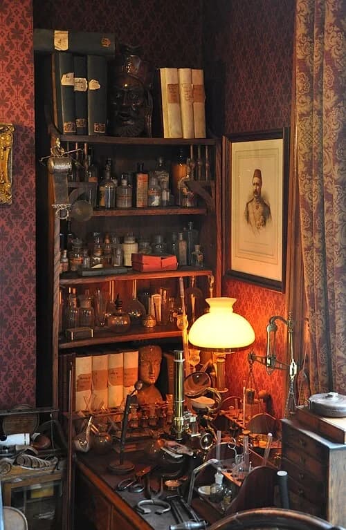 The Chemistry Laboratory — Sherlock Holmes Museum audio guide stop