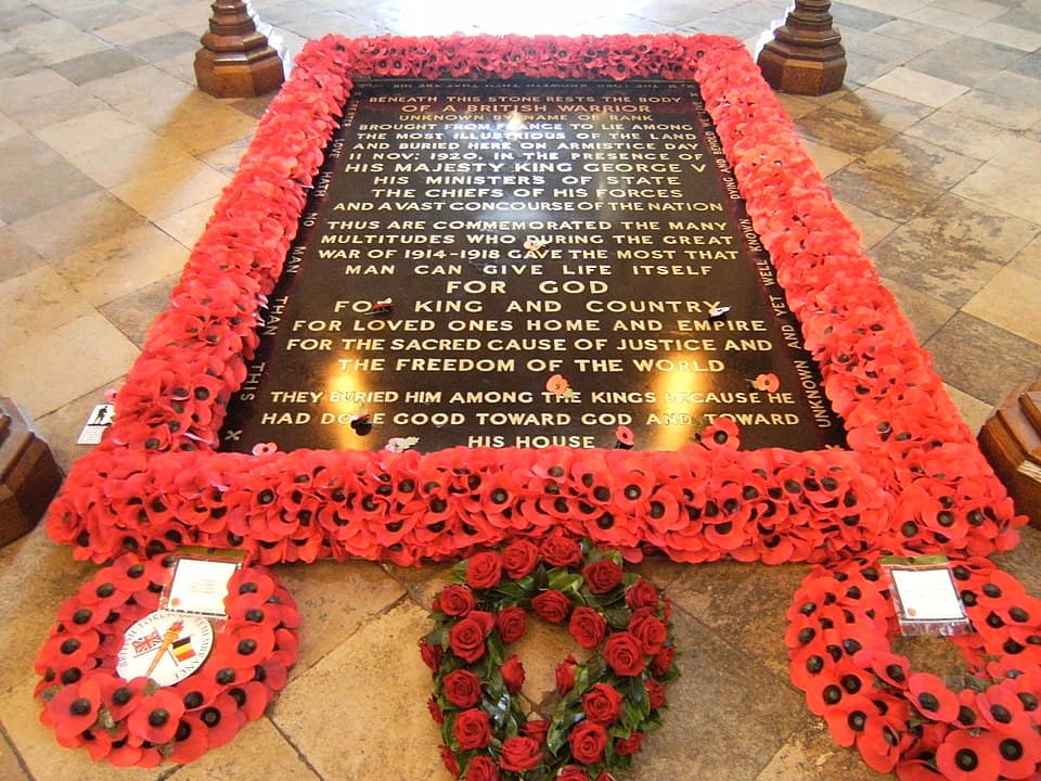 Grave of the Unknown Warrior — Westminster Abbey audio guide stop