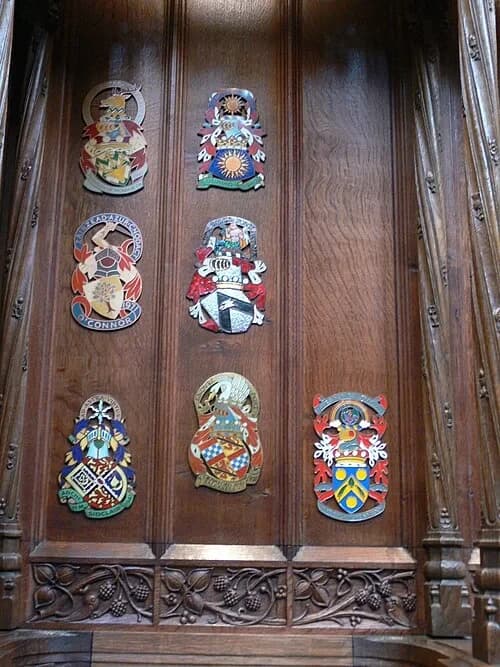 Heraldic Stall Plates — St Giles' Cathedral audio guide stop