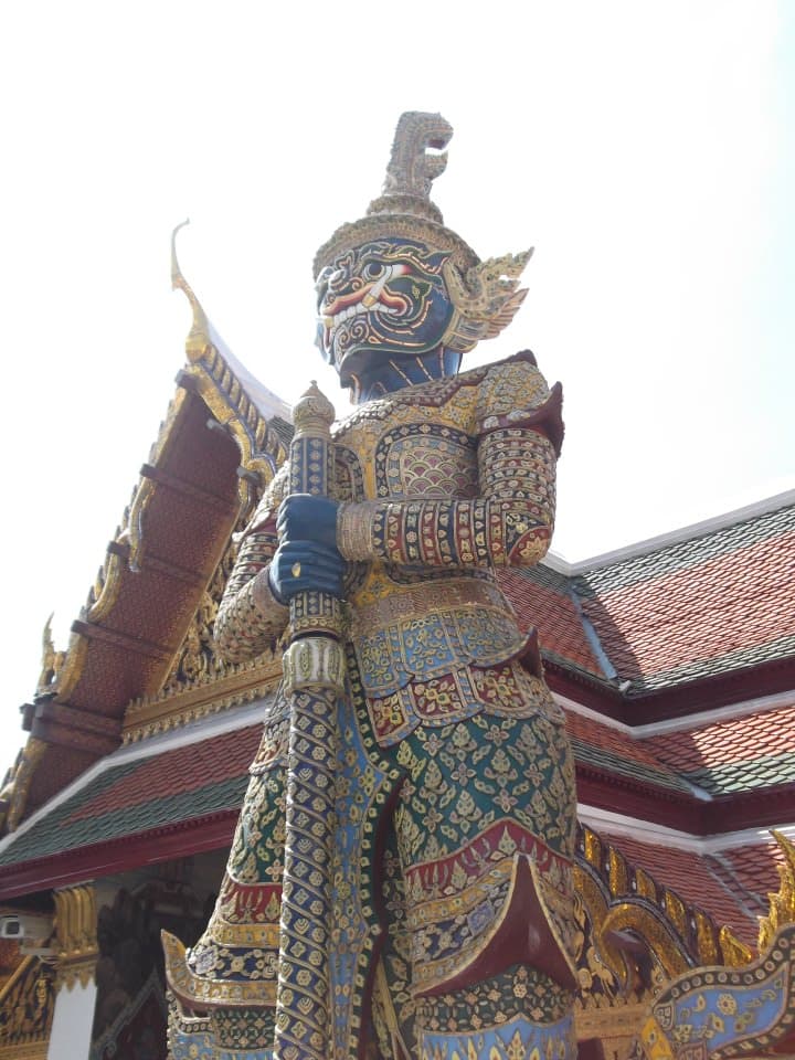 The Five-Meter Gate Guardians — Wat Phra Kaew audio guide stop
