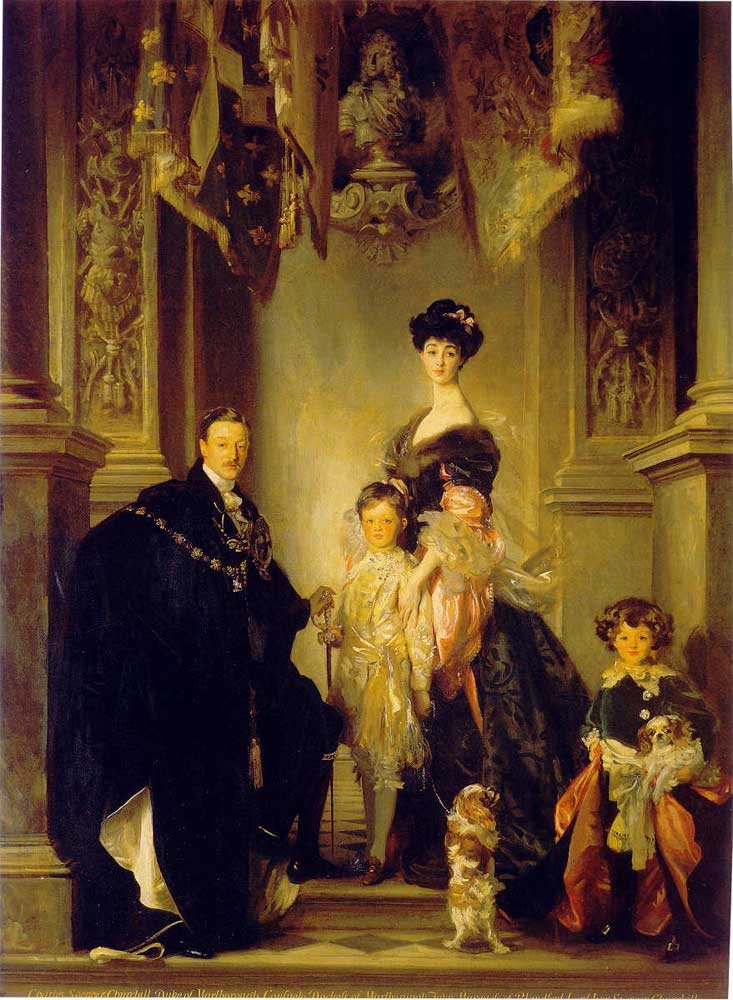 Portrait of the 9th Duke of Marlborough with his family — Blenheim Palace audio guide stop