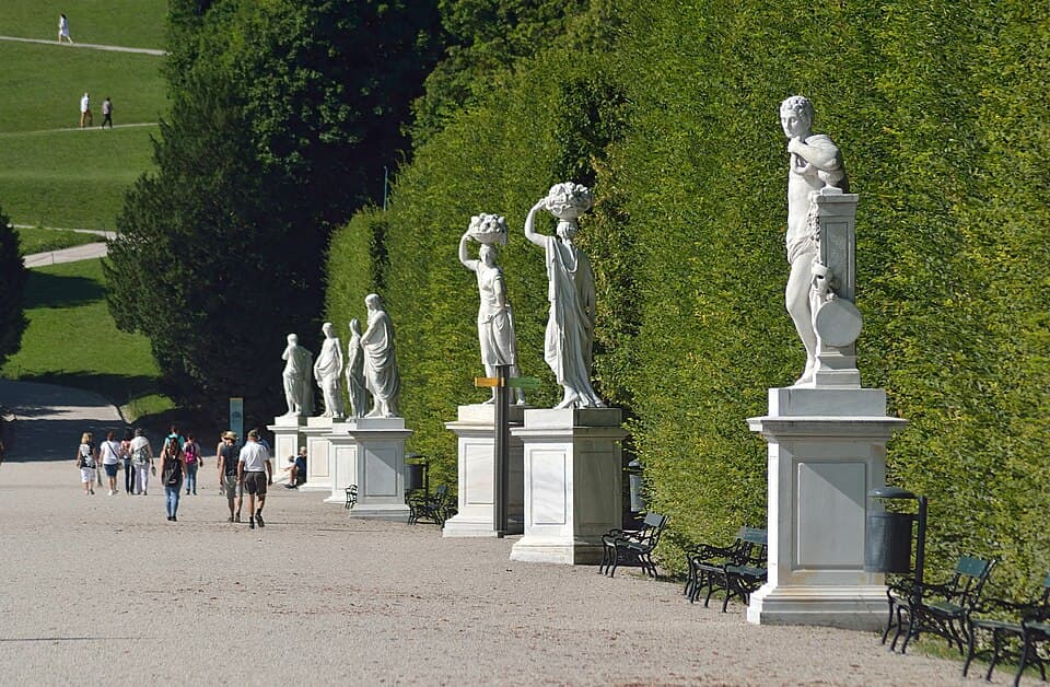The Western Statue Row — Schloss Schönbrunn audio guide stop