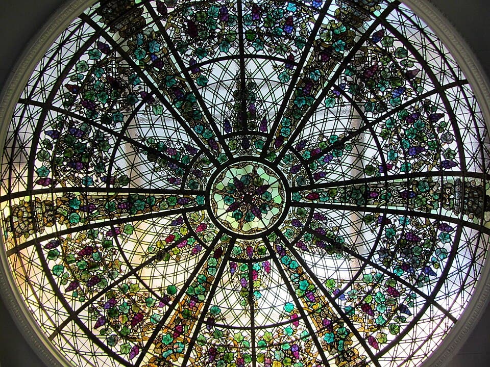 Stained Glass Dome — Casa Loma audio guide stop