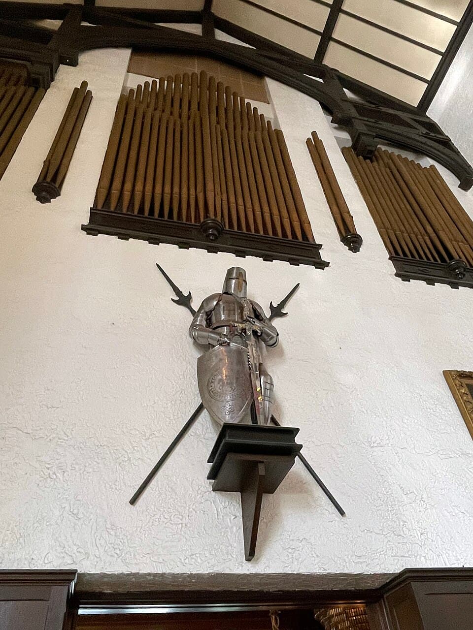 Armor and Organ Pipes — Casa Loma audio guide stop