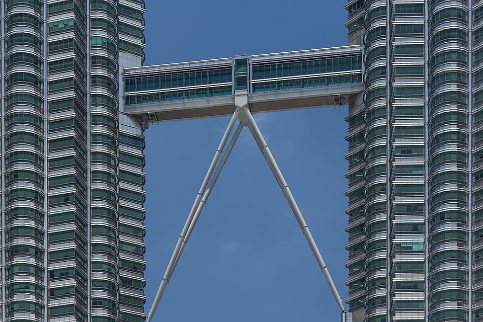 The Skybridge Support — Petronas Towers audio guide stop