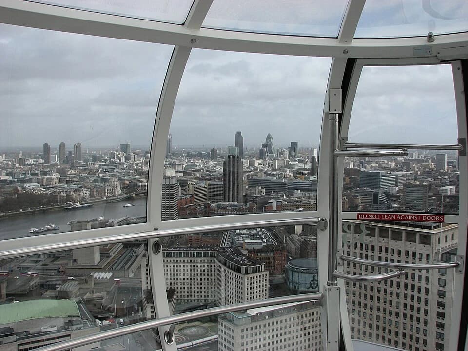 Inside the Observation Pod — London Eye audio guide stop