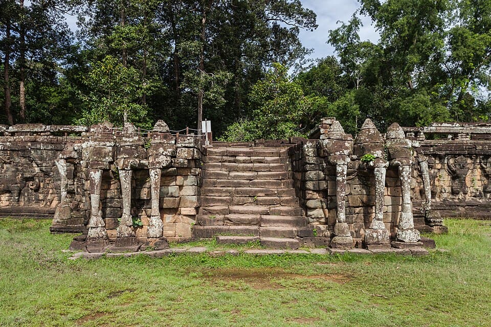 Elephant terrace — Angkor Thom audio guide stop