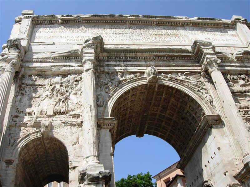 Arch of Septimius Severus — Forum Romanum audio guide stop