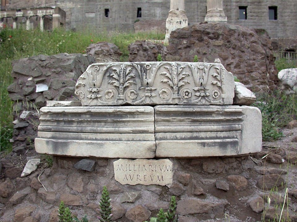 Milliarium Aureum — Forum Romanum audio guide stop