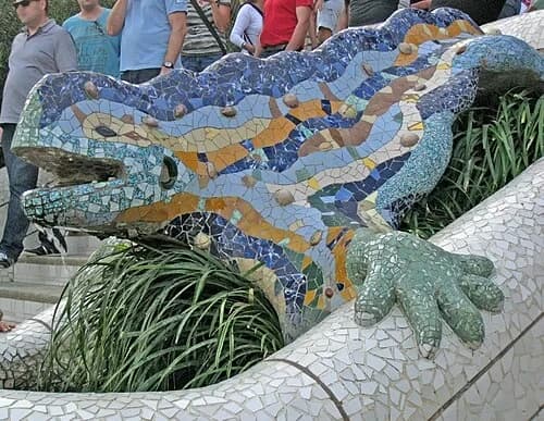 Dragon — Parc Güell audio guide stop
