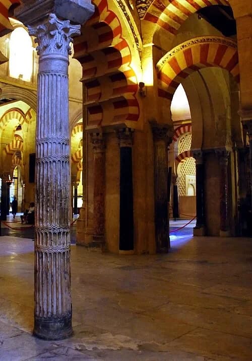 Recycled Stone Pillars — Mezquita-Catedral de Córdoba audio guide stop