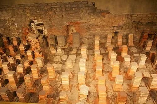 Stacks of Pilae — Roman Baths audio guide stop