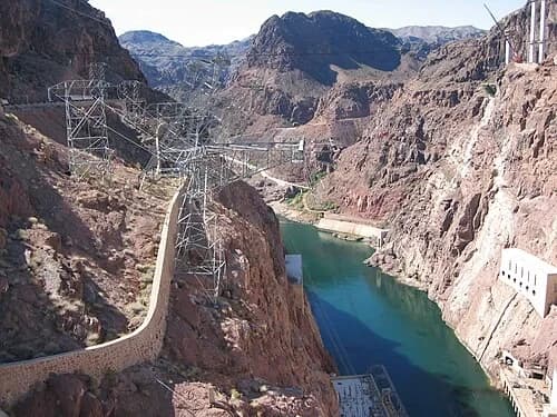 Canyon Transmission Lines — Hoover Dam audio guide stop