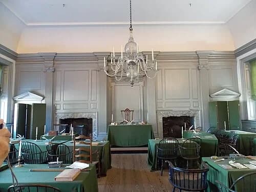 The Speaker's Station — Independence Hall audio guide stop