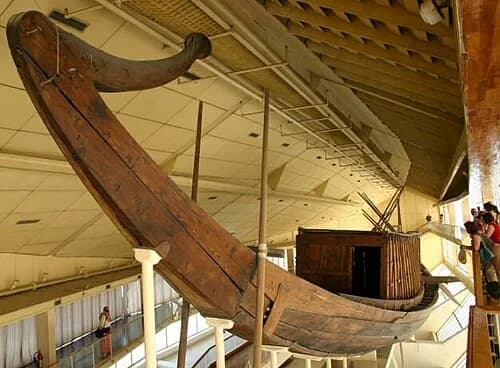 The Prow of the Solar Boat — Giza pyramid complex audio guide stop