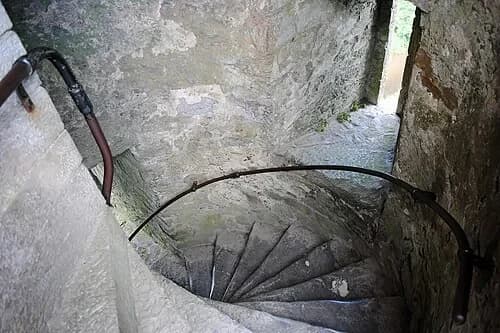 The Upper Spiral Staircase — Blarney Castle audio guide stop