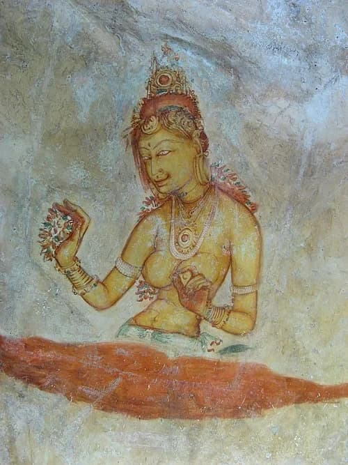 Celestial Nymphs — Sigiriya Rock Fortress audio guide stop