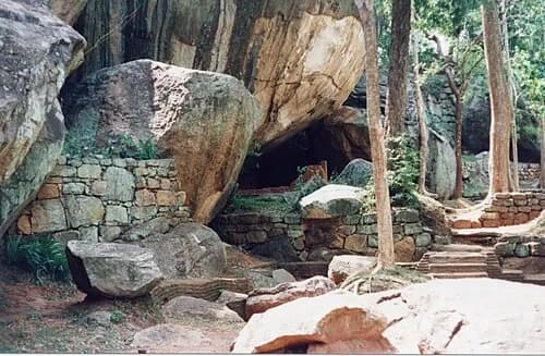 The Monastic Shelters — Sigiriya Rock Fortress audio guide stop