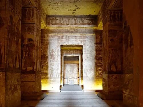 The Small Hypostyle Hall of the Great Temple — Abu Simbel audio guide stop
