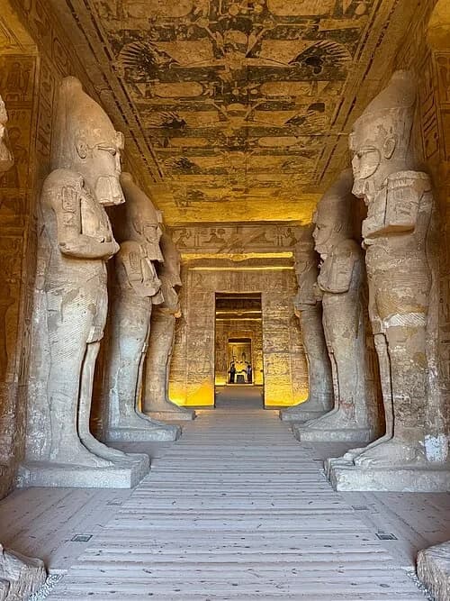 Interior of the Great Temple of Abu Simbel — Abu Simbel audio guide stop