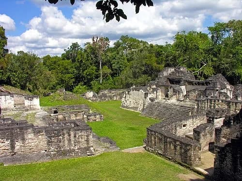 Central Acropolis Courtyard — Tikal audio guide stop