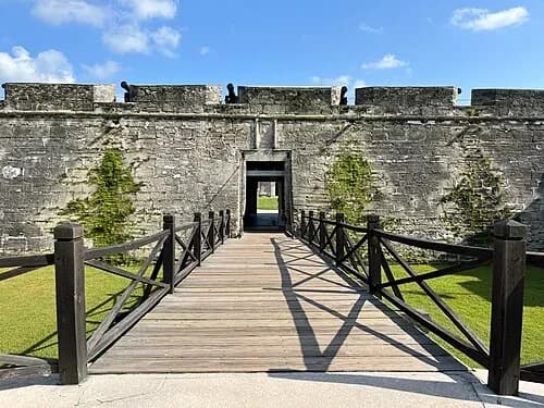 The Main Drawbridge — Castillo de San Marcos audio guide stop
