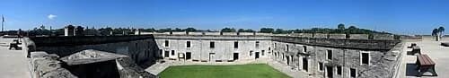 The Central Plaza — Castillo de San Marcos audio guide stop