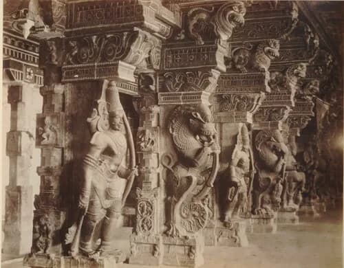 Pillars in the Temple Complex