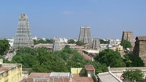 Meenakshi Temple Top View