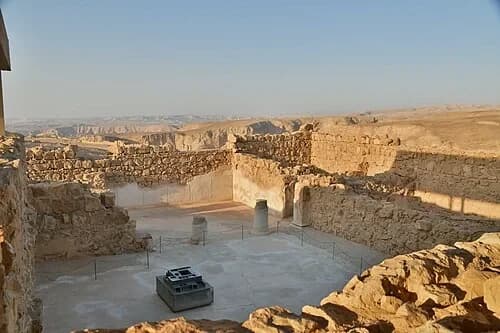 Western Palace — Masada audio guide stop